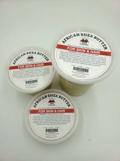 Unrefined West African Shea Butter - 1lb