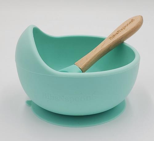 Silicone Baby/Toddler Bowl+Spoon Set