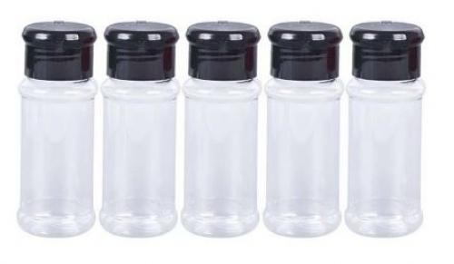 12pack 2oz Plastic Spice Salt Pepper Shakers Seasoning Condiment Vinegar Bottle (Add color of choice in comments)