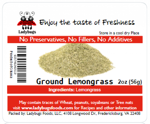 Ground Lemongrass - 3oz