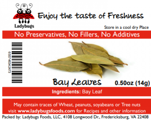 Dried Bay Leaves - 0.50oz