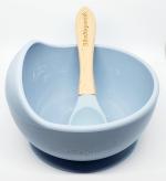 Silicone Baby/Toddler Bowl+Spoon Set