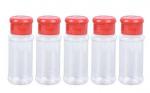 12pack 2oz Plastic Spice Salt Pepper Shakers Seasoning Condiment Vinegar Bottle (Add color of choice in comments)